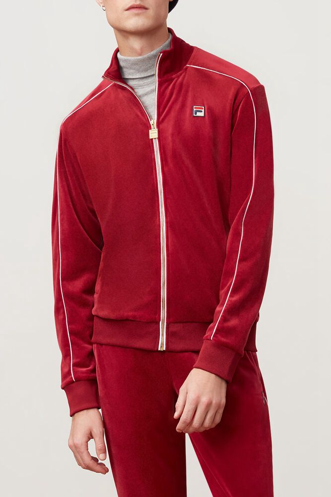 Fila Jakke Herre Rød Lineker Velour FZO-023785